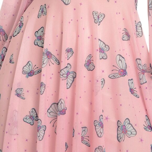 Blackmilk Pokémon Butterfree Sheer Romance Dress - Picture 4 of 6